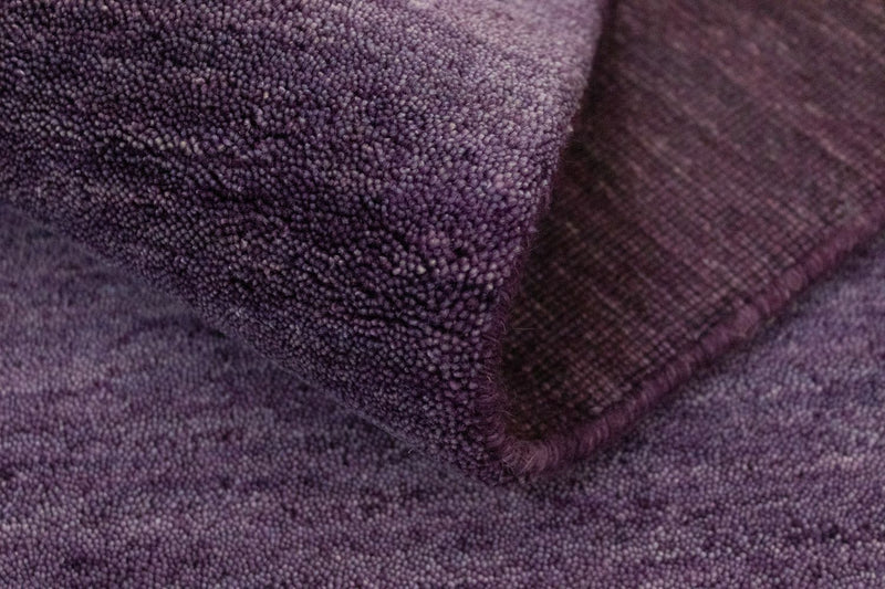 Tapis de couloir Tapis Gabbeh - Indus - 400 x 80 cm - violet