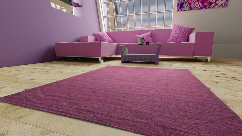 Tapis Kelim - Tendance - 160 x 90 cm - violet