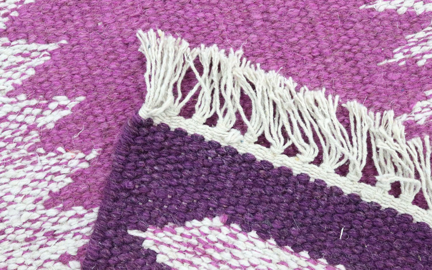 Tapis de couloir Tapis Kelim - Tendance - 250 x 80 cm - violet