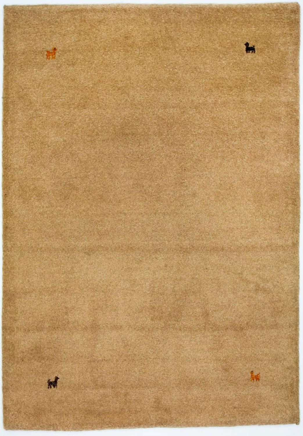 Tapis Gabbeh - Indus - 200 x 140 cm - marron