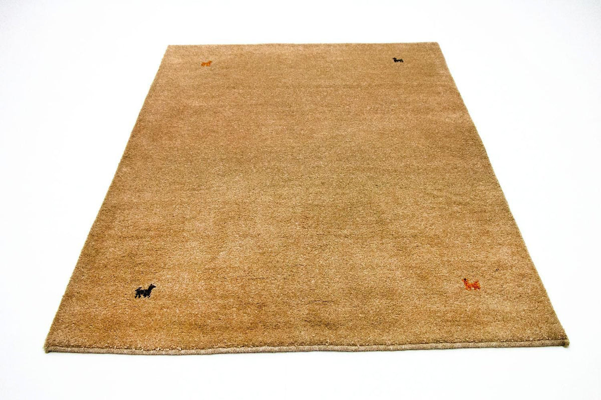Tapis Gabbeh - Indus - 200 x 140 cm - marron