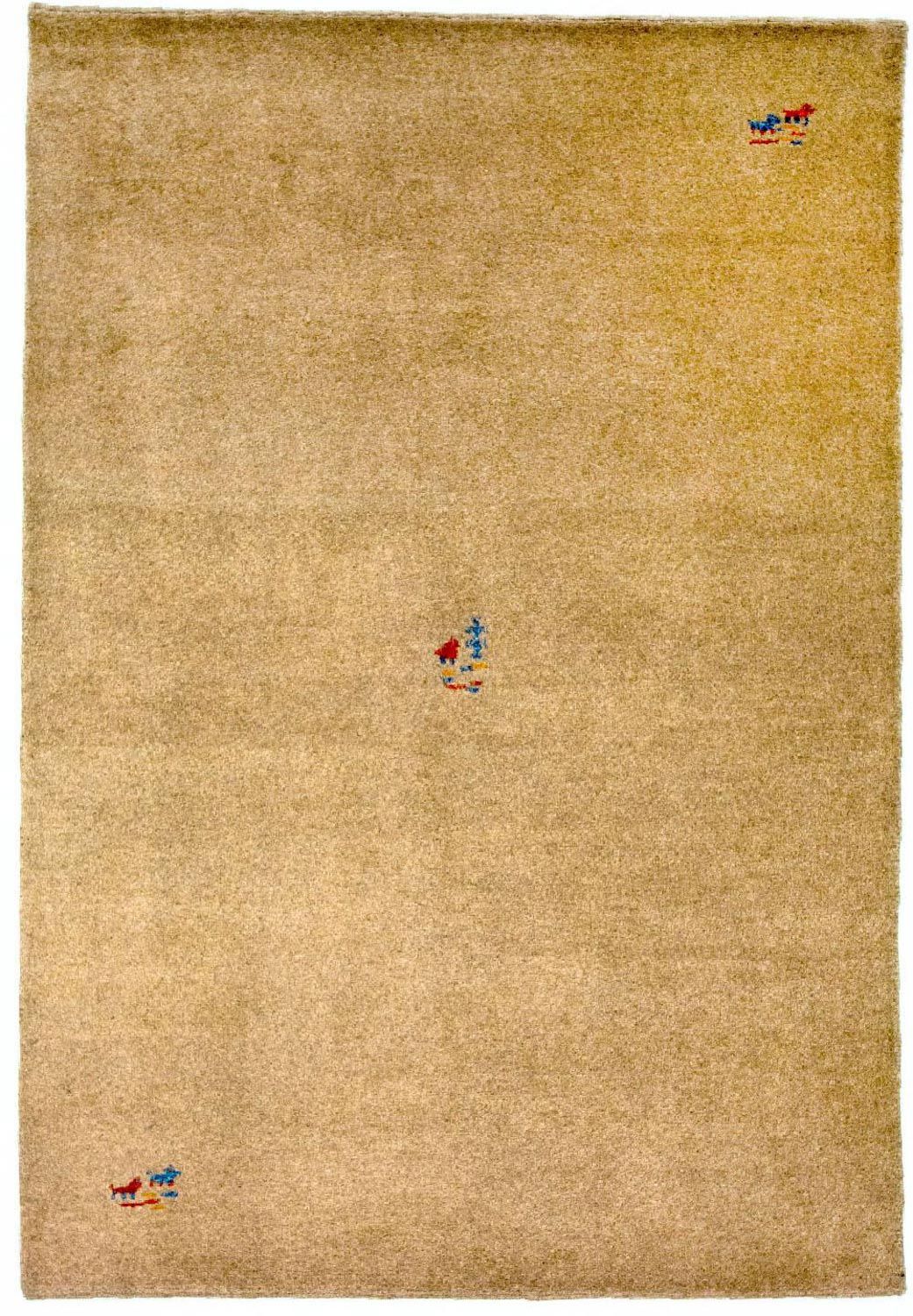 Tapis Gabbeh - Indus - 200 x 140 cm - marron