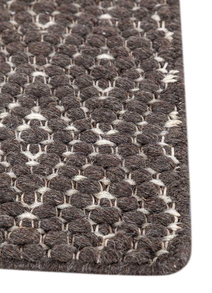 Tapis en laine - 180 x 120 cm - anthracite