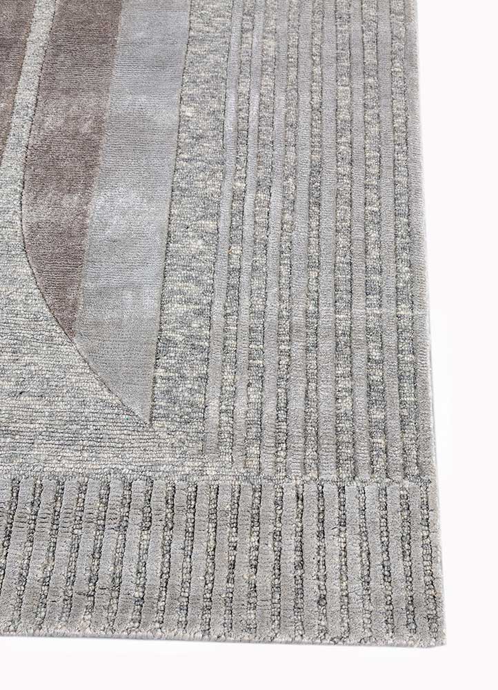 Tapis design - 270 x 180 cm - argent
