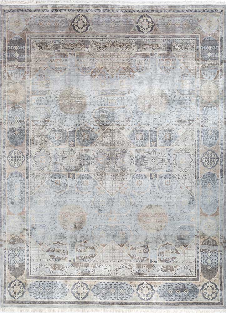 Tapis design - 300 x 240 cm - gris clair
