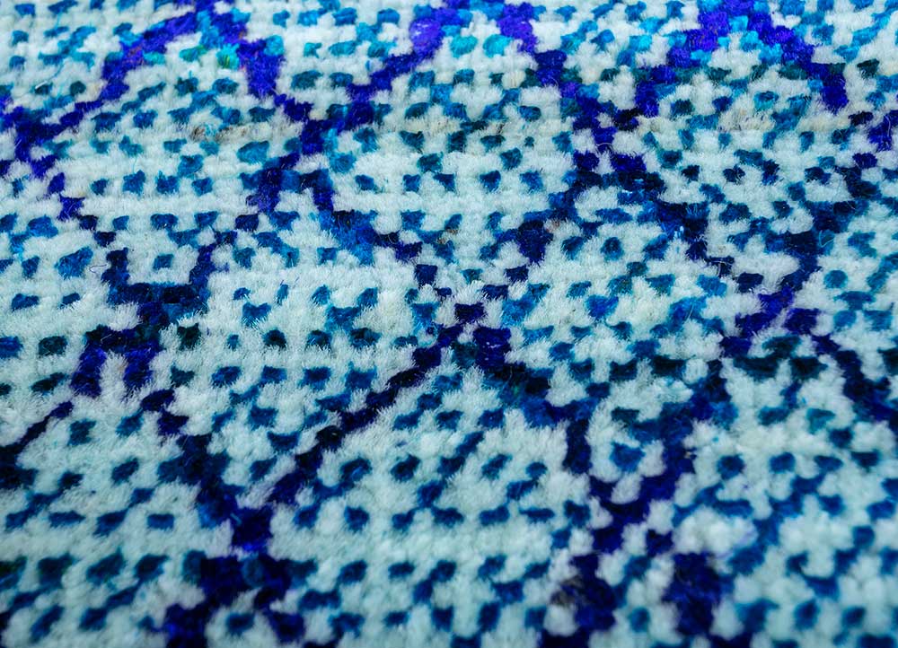 Tapis en laine - 300 x 240 cm - bleu clair