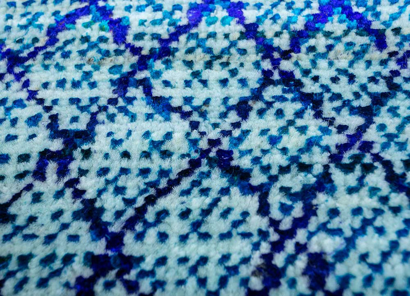 Tapis en laine - 300 x 240 cm - bleu clair