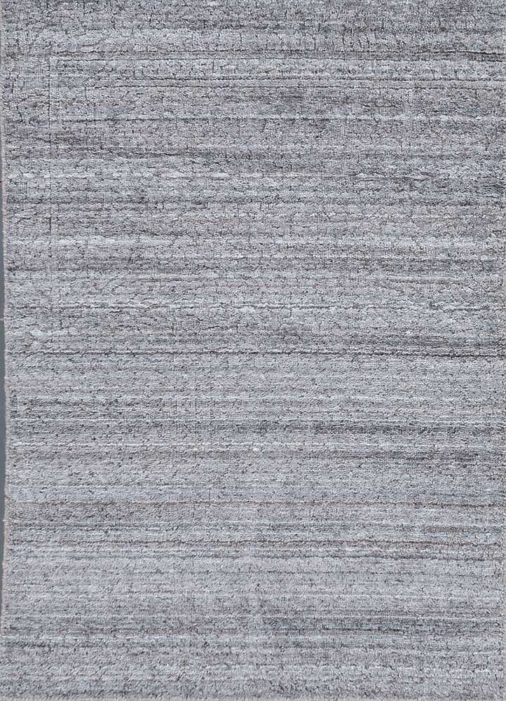 Tapis en viscose - 120 x 75 cm - gris