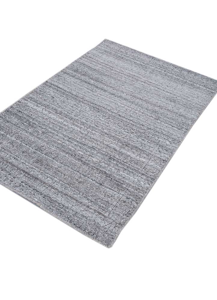 Tapis en viscose - 120 x 75 cm - gris