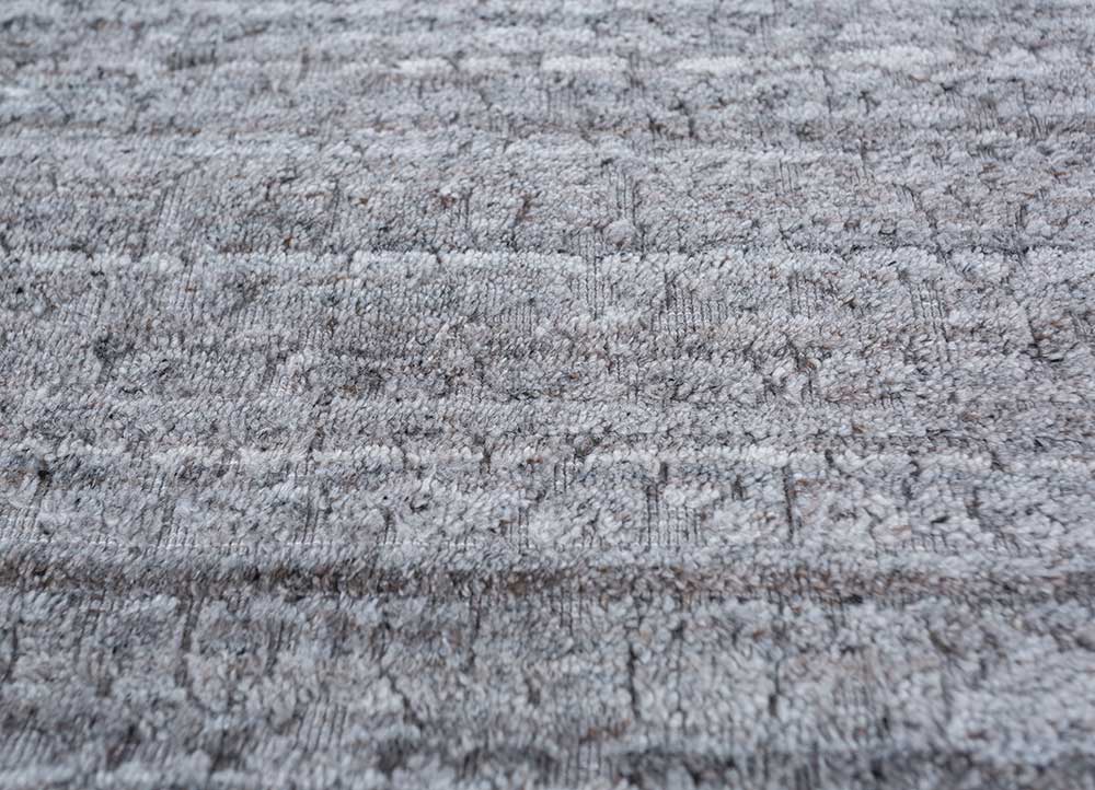 Tapis en viscose - 120 x 75 cm - gris