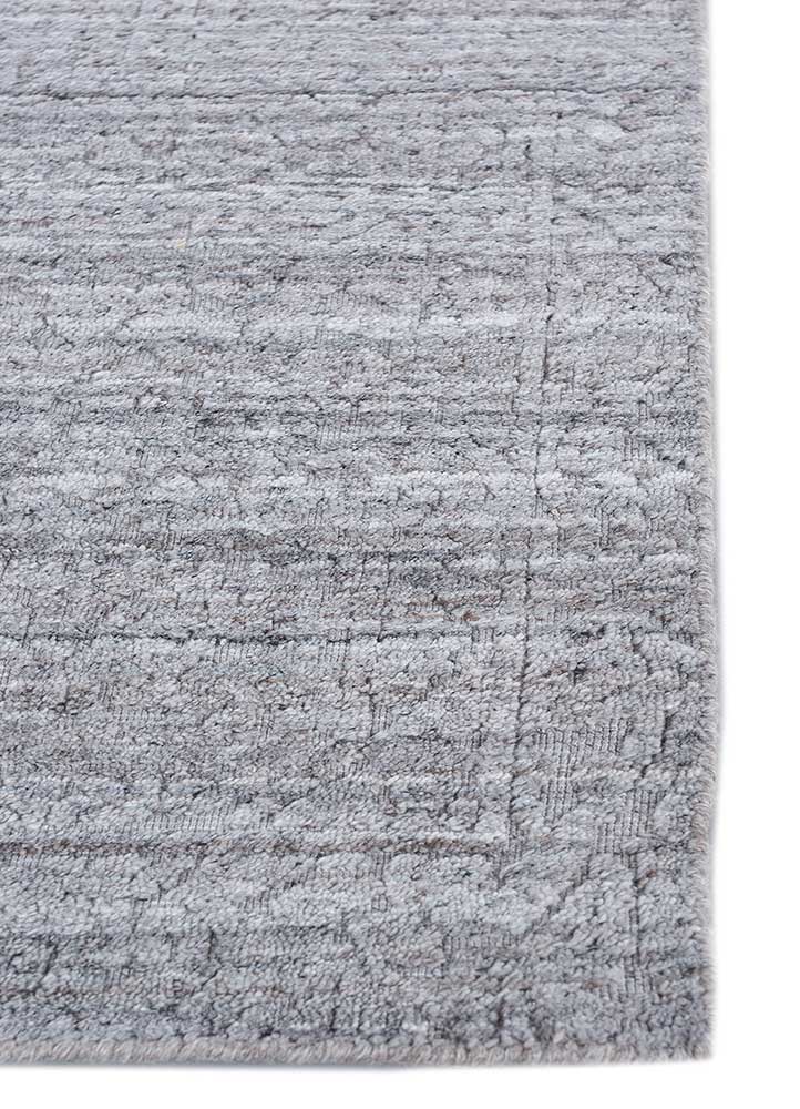 Tapis en viscose - 120 x 75 cm - gris