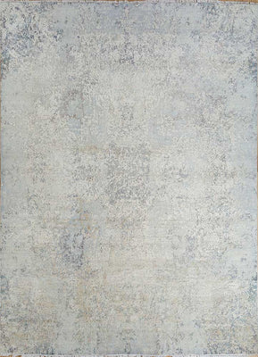 Tapis en laine - 298 x 235 cm - argent