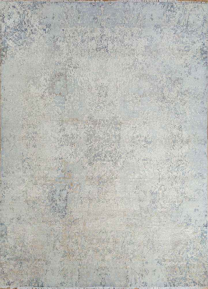 Tapis en laine - 298 x 235 cm - argent