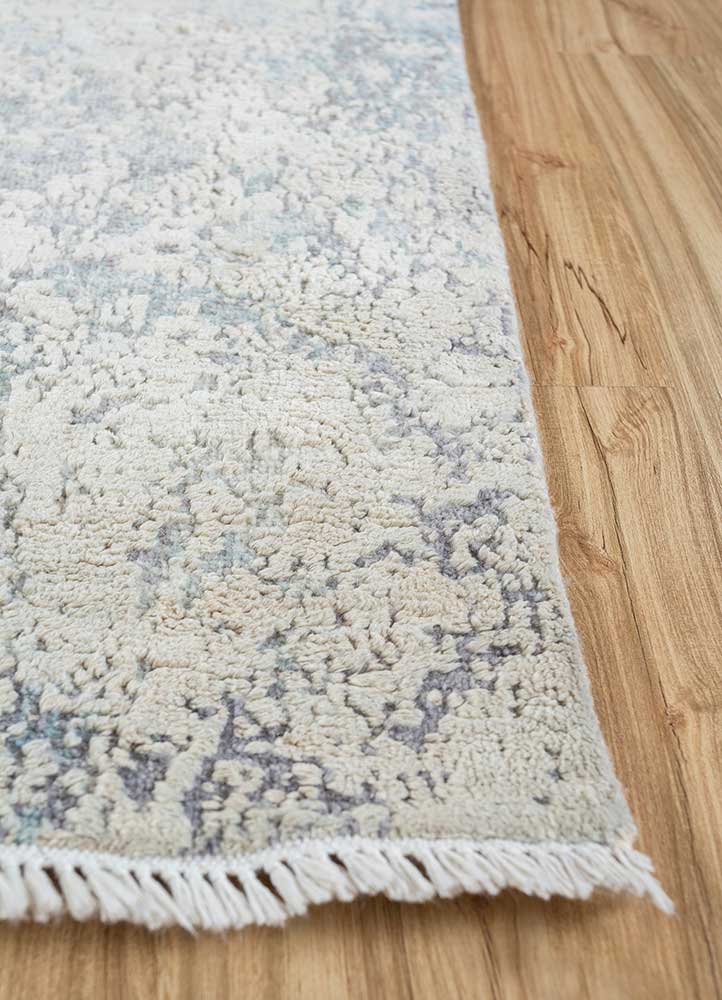 Tapis en laine - 298 x 235 cm - argent