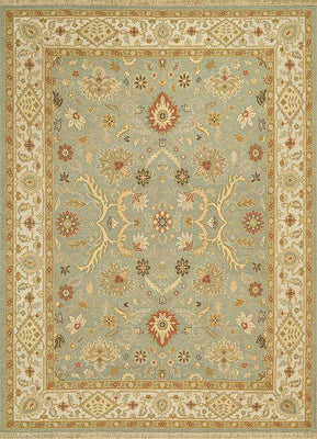 Tapis de couloir Tapis en laine - 270 x 90 cm - vert menthe