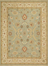 Tapis de couloir Tapis en laine - 270 x 90 cm - vert menthe