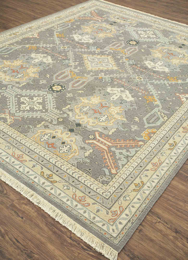 Tapis en laine - 90 x 60 cm - vert olive