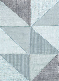 Tapis moderne - 228 x 163 cm - bleu clair