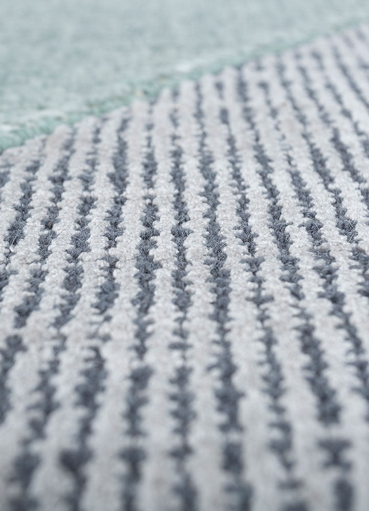 Tapis moderne - 228 x 163 cm - bleu clair