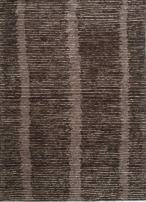 Tapis en laine - 255 x 150 cm - marron foncé