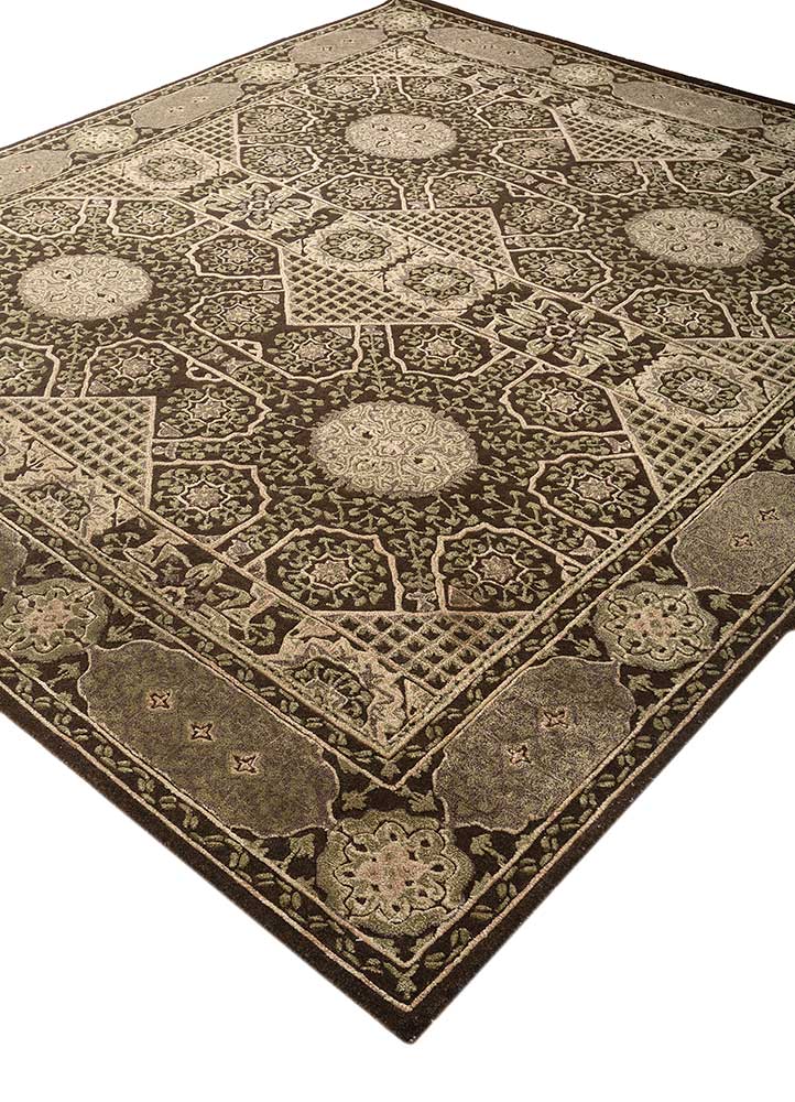 Tapis en laine - 270 x 240 cm - beige