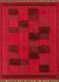 Tapis en laine - 225 x 150 cm - rouge