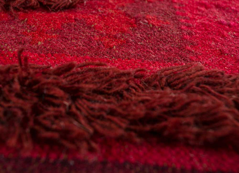 Tapis en laine - 225 x 150 cm - rouge