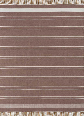 Tapis en laine - 225 x 150 cm - camel foncé