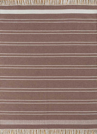 Tapis en laine - 225 x 150 cm - camel foncé