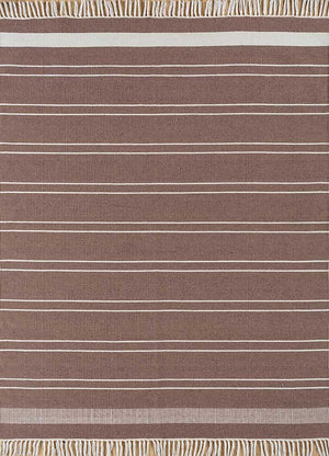 Tapis en laine - 225 x 150 cm - camel foncé