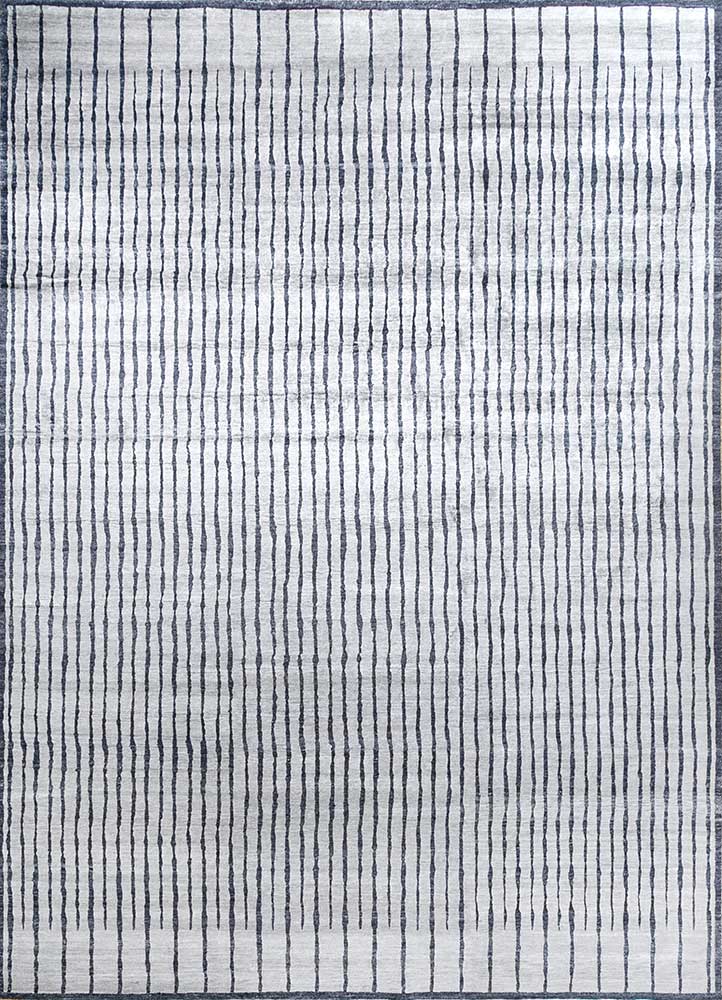 Tapis en viscose - 435 x 255 cm - gris clair