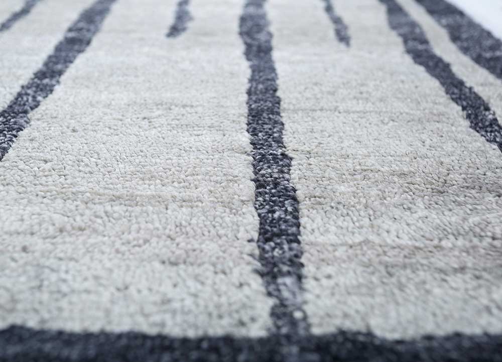 Tapis en viscose - 435 x 255 cm - gris clair