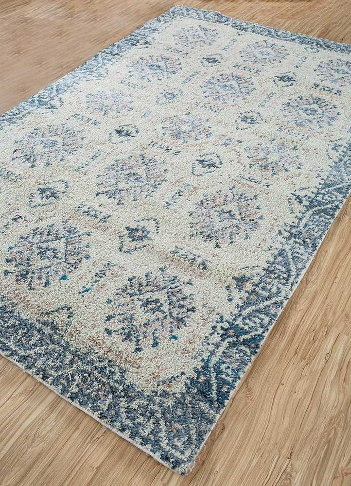 Tapis - 255 x 150 cm - bleu clair