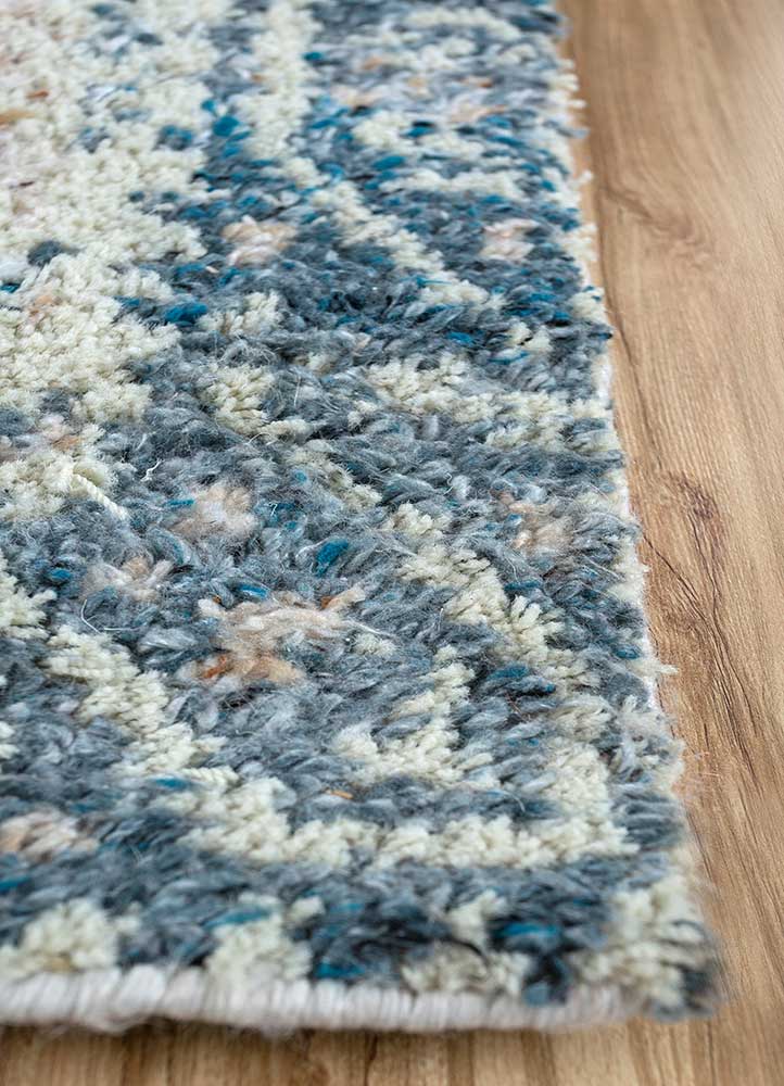 Tapis - 255 x 150 cm - bleu clair