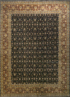Tapis en laine - 450 x 360 cm - bleu