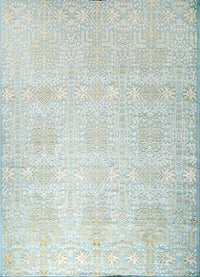 Tapis en laine - 345 x 300 cm - bleu