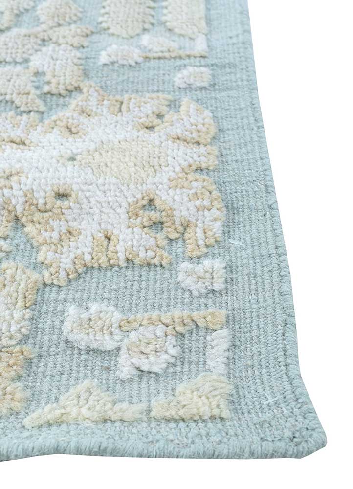 Tapis en laine - 345 x 300 cm - bleu