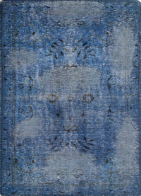Tapis en laine - 180 x 120 cm - bleu