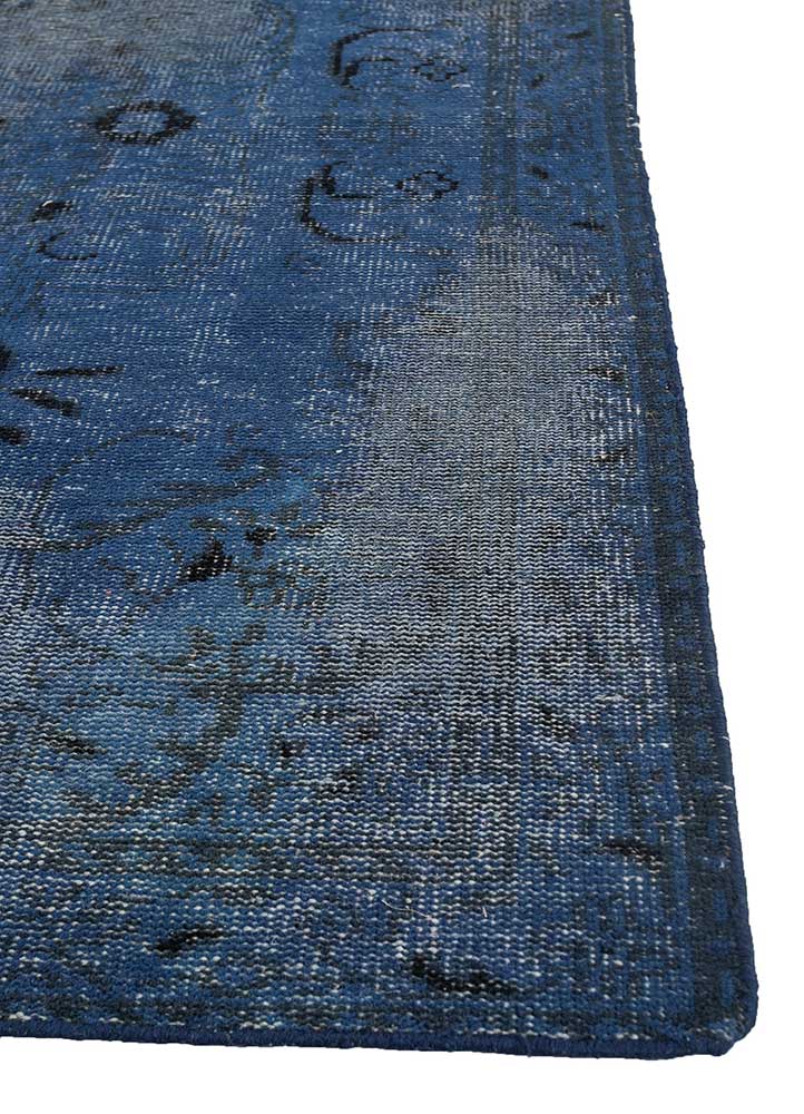 Tapis en laine - 180 x 120 cm - bleu