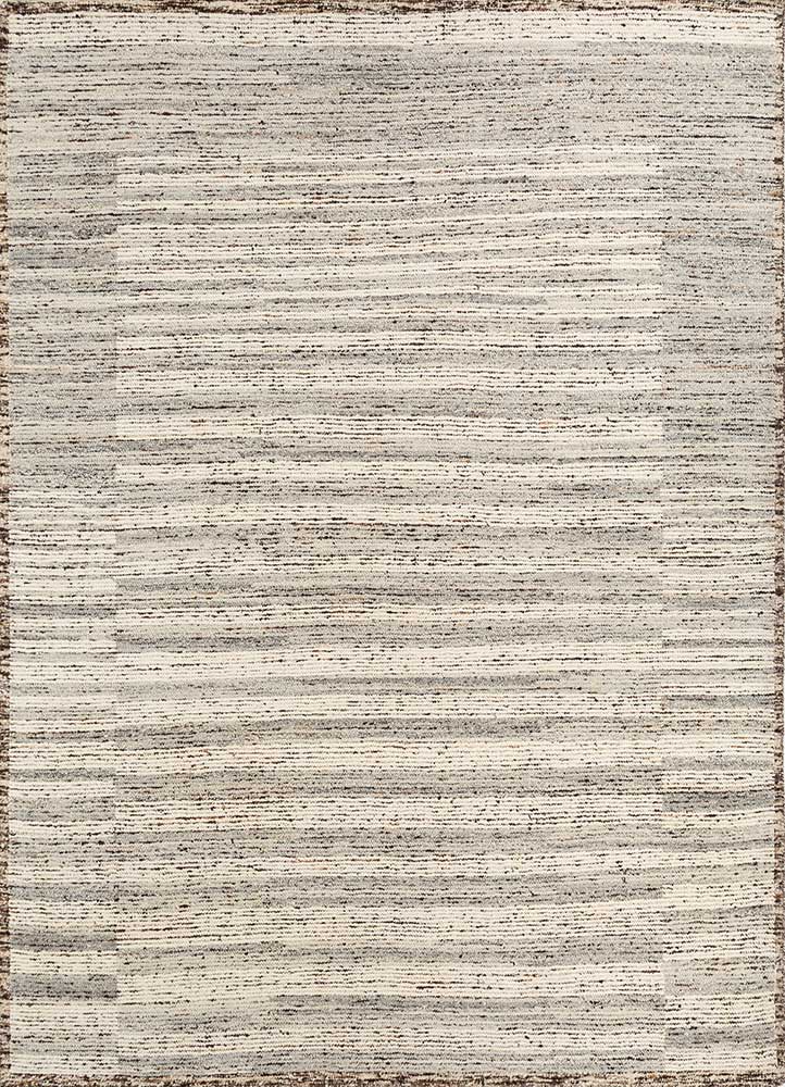 Tapis en laine - 285 x 255 cm - gris clair