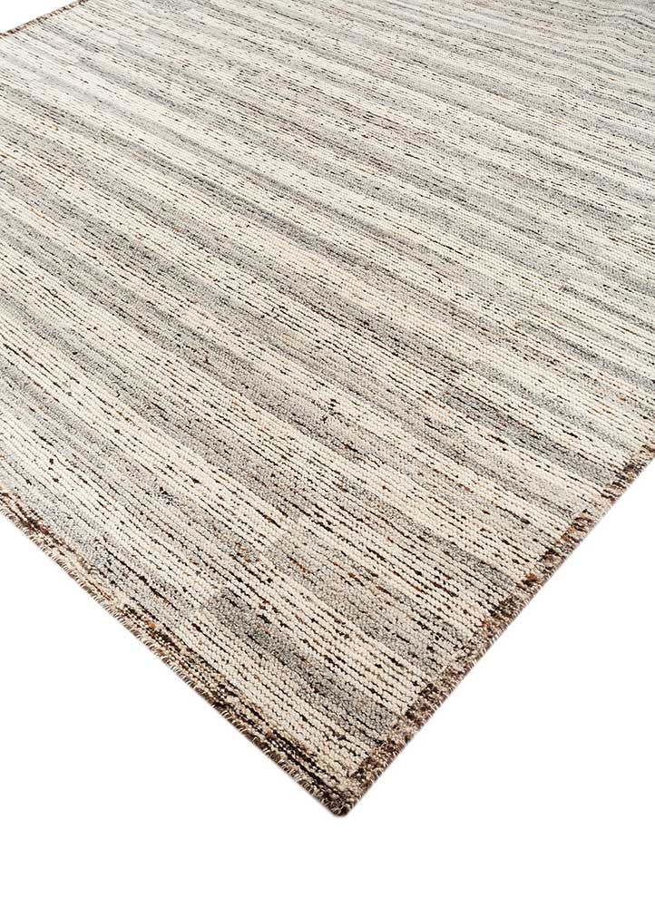 Tapis en laine - 285 x 255 cm - gris clair