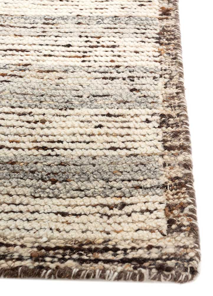 Tapis en laine - 285 x 255 cm - gris clair