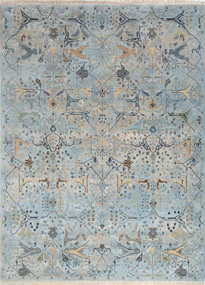 Tapis design - 300 x 240 cm - bleu ciel