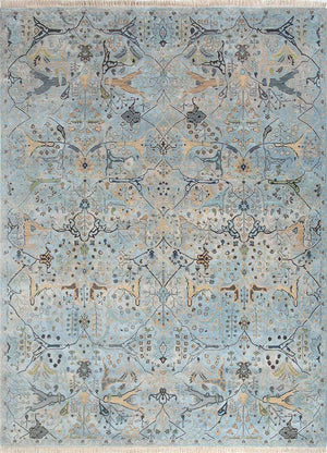 Tapis design - 300 x 240 cm - bleu ciel