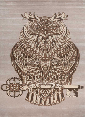 Tapis en laine - 360 x 195 cm - crème