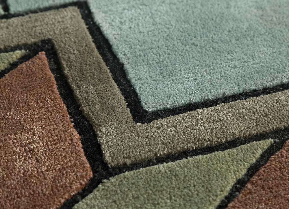 Tapis en laine - 240 x 180 cm - vert