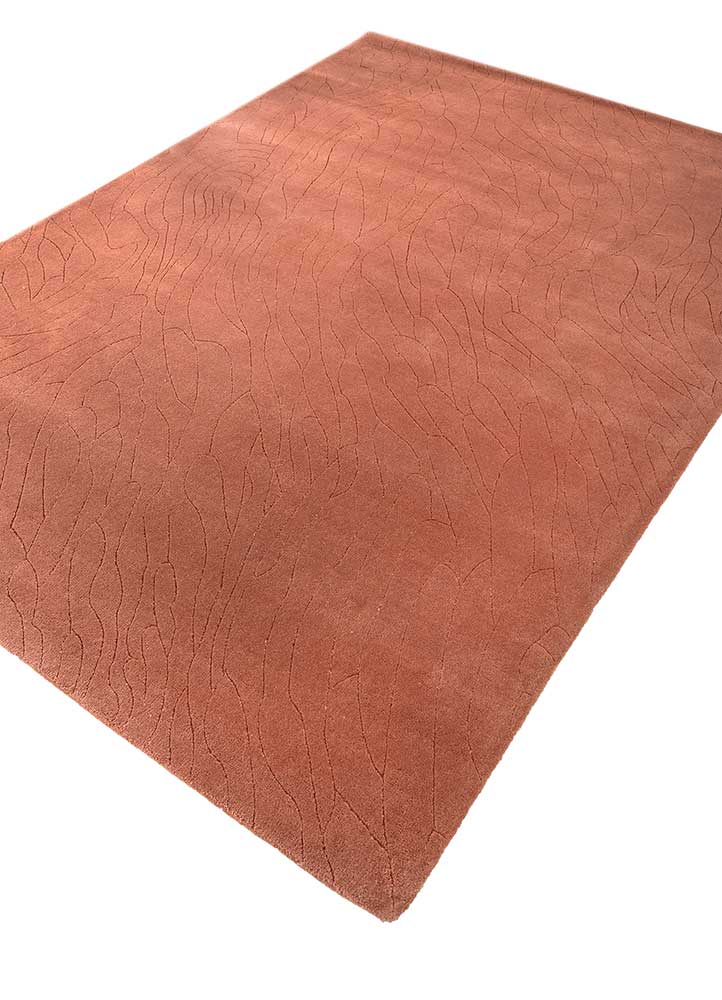 Tapis en laine - 233 x 165 cm - orange