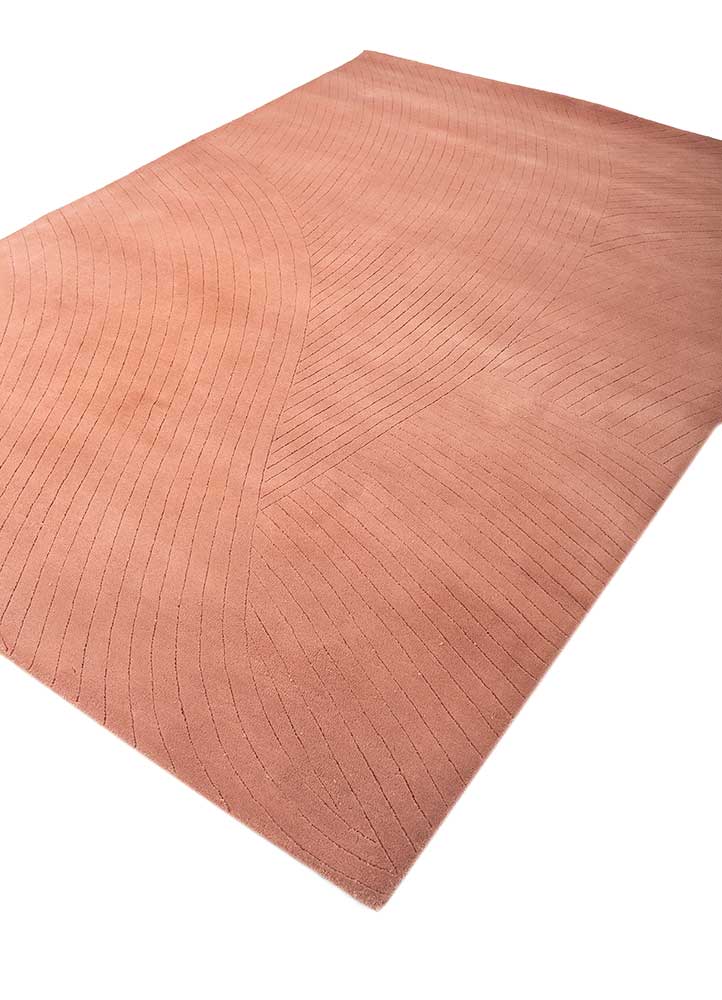 Tapis en laine - 238 x 168 cm - orange
