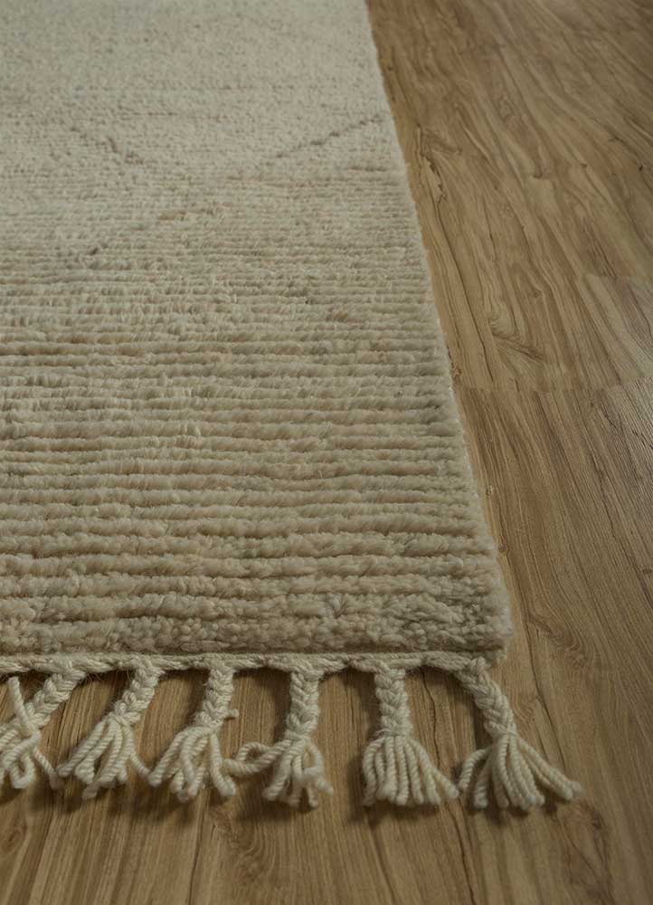 Tapis en laine - 420 x 300 cm - crème