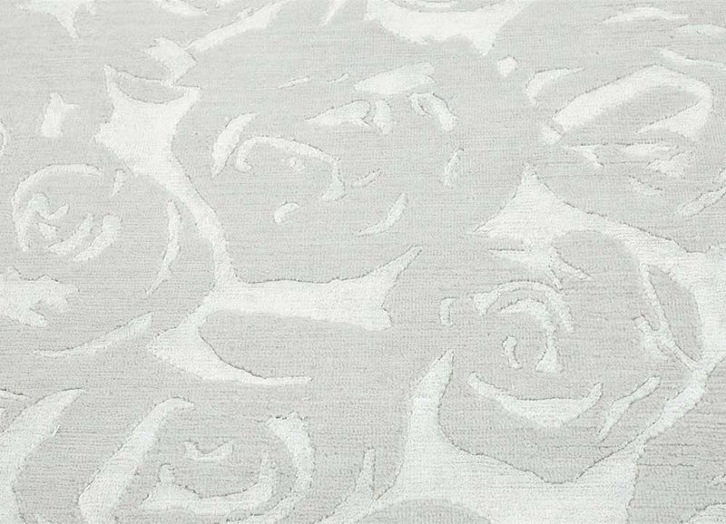 Tapis en laine - 240 x 120 cm - gris clair
